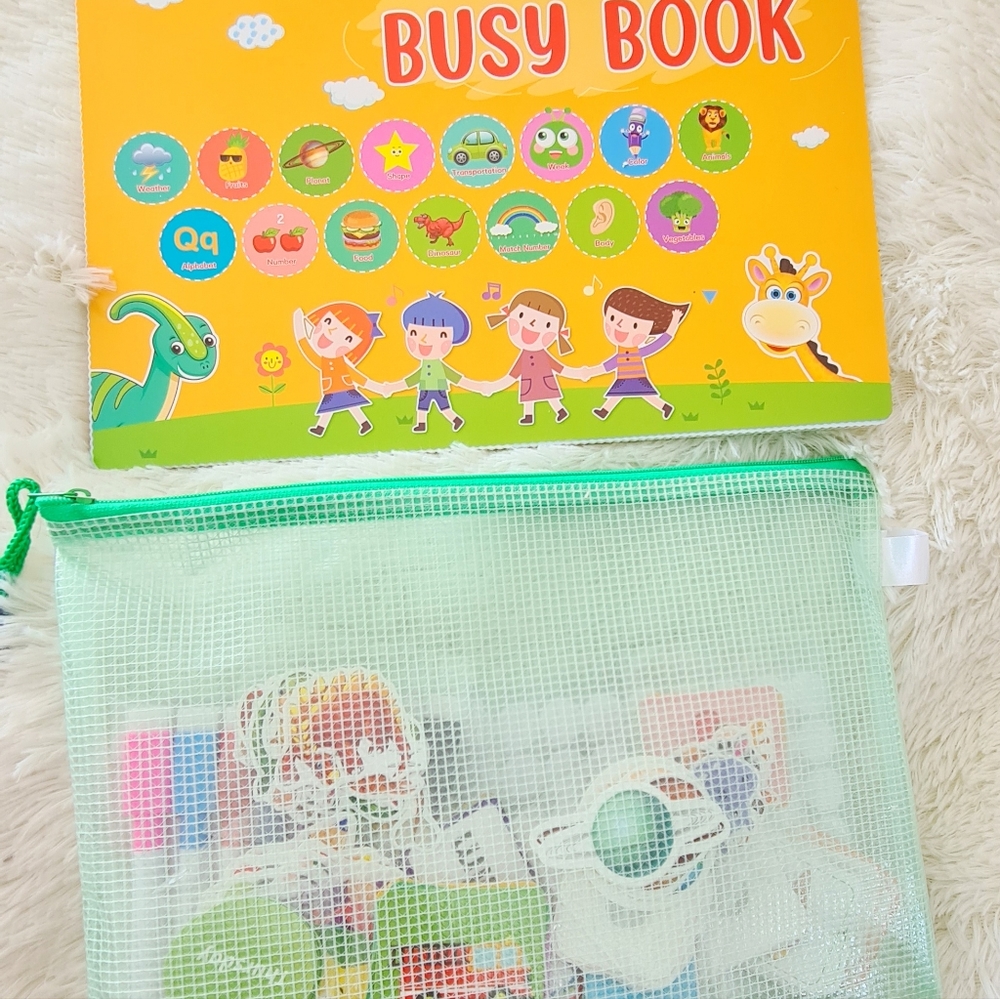 Preschool Busy Book, 30 Themes Preschool Learning Activities for Kids Montessori - Picture 6 of 8
